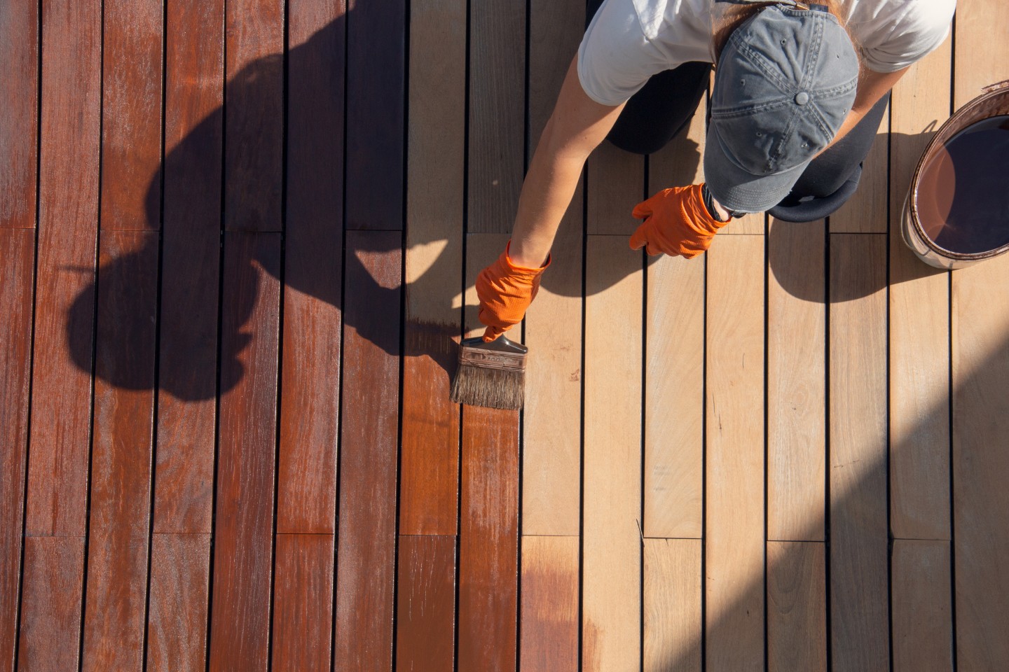 deck staining services