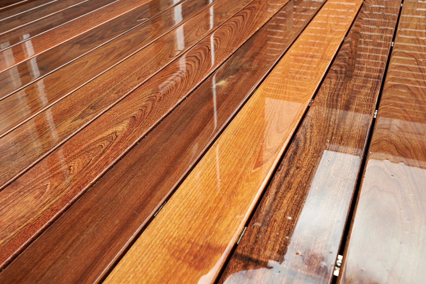 deck staining along the oregon coast